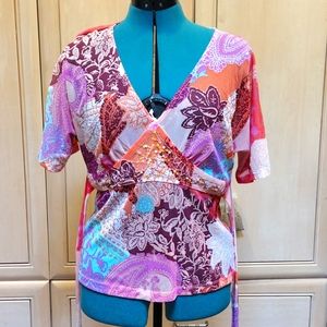 💥Y2K NY&Co Nylon Mesh Top